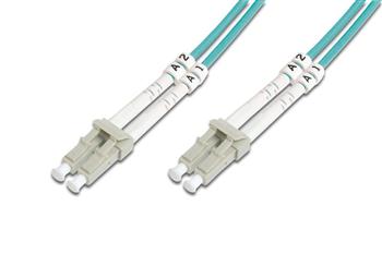 Патч-корд волоконно-оптичний DIGITUS LC/UPC-LC/UPC, 50/125, MM, OM3, duplex, 5м