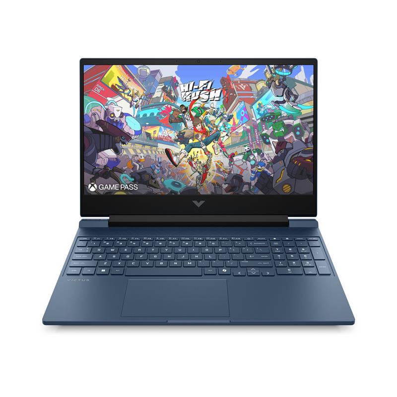 Ноутбук HP Victus 15-fb3115ua 15.6" FHD IPS AG, AMD R7-7445HS, 16GB, F512GB, NVD3050-6, DOS, синій