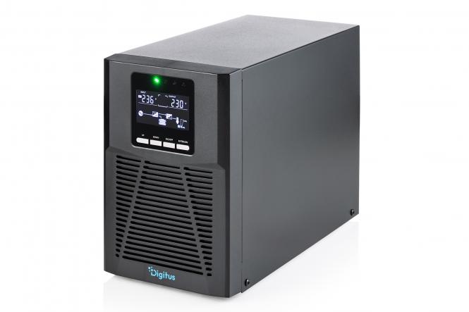 Джерело безперебійного живлення DIGITUS 1000VA/1000W, Tower, LCD, RJ45, RS232, USB, 8xC13
