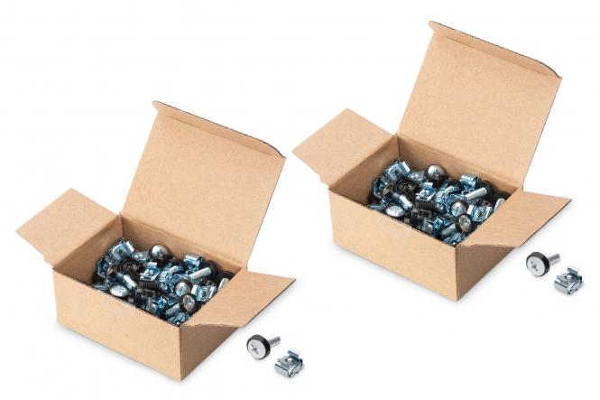 Кріпильний набір DIGITUS M6 Screws&Nuts, 100 pcs., silver