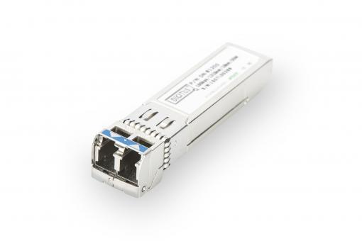 Модуль DIGITUS SFP+ 10 Gbps, MM, LC connector, with DDM, 850nm, 0.3км, HP compatible