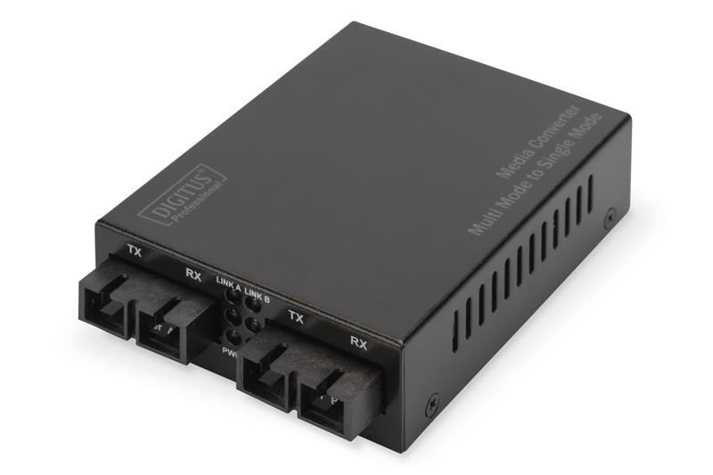 Медіа конвертор DIGITUS Gigabit, MM SC DX / SM SC DX, 850nm