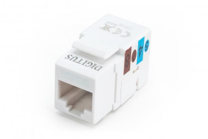 Модуль DIGITUS Keystone CАТ 6 RJ45, UTP, білий