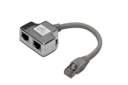 Розгалужувач DIGITUS CAT 5e STP PC-PC