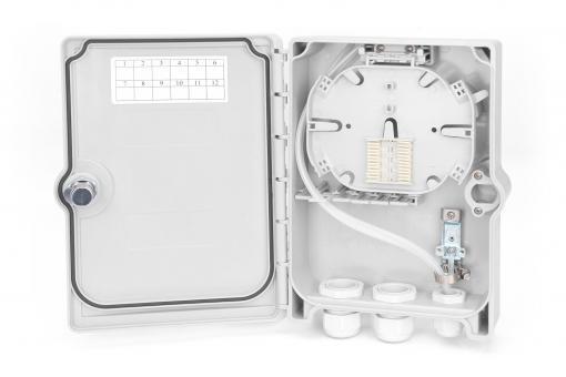 Оптичний бокс DIGITUS IP 65 для 6 SC/DX