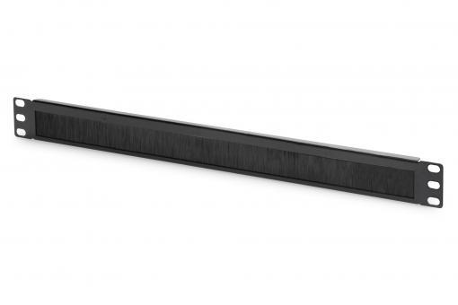 Кабельний організатор DIGITUS 19" 1U, Brush Management Panel, RAL 9005