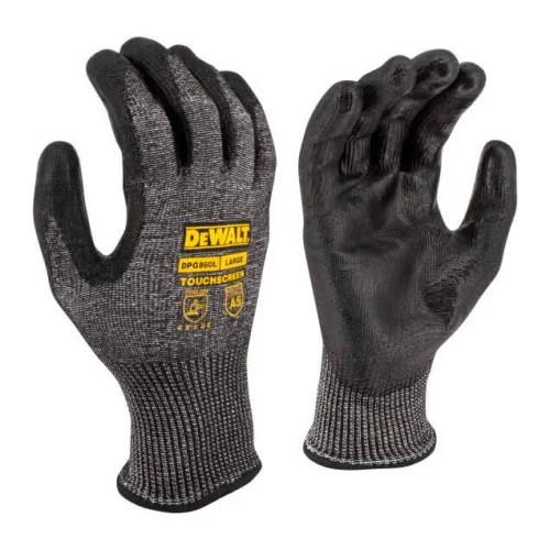 Рукавички робочі DeWalt універсальні р.9 з високою HPPE + скловолокно поліуретан