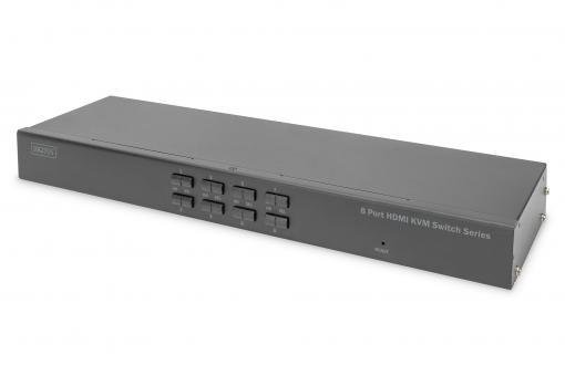Комутатор DIGITUS 19' HDMI KVM, 8 Port, 4K
