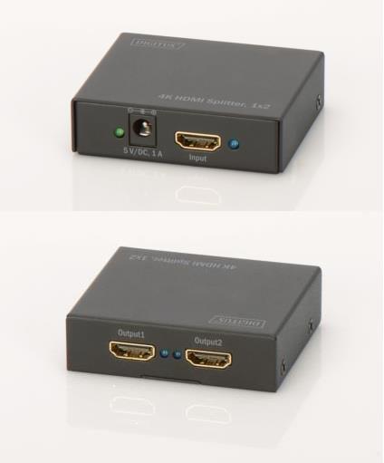 Подовжувач DIGITUS 4K HDMI Splitter, 2-port