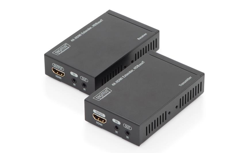 Набір подовжувачів DIGITUS HDMI, HDBaseT, UHD 4K*2K@30Гц, (Cat 5E, 6, 7), 70м