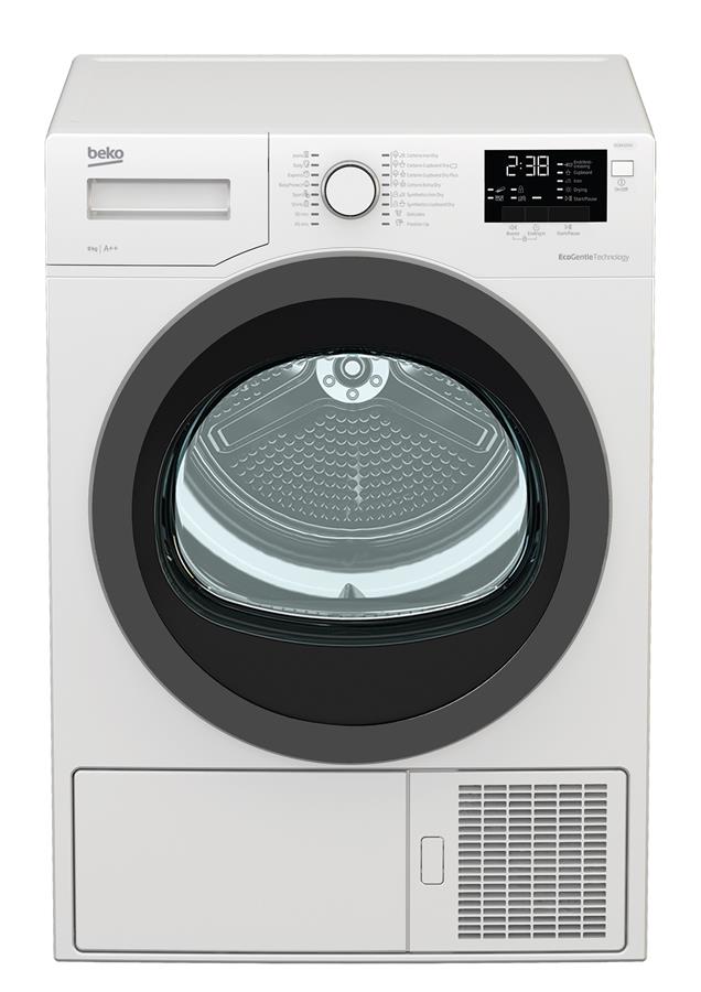 Сушильный барабан Beko DS8433RX - 54 см/8 кг/Heat-Pump/дисплей/16 прогр/A++/белый