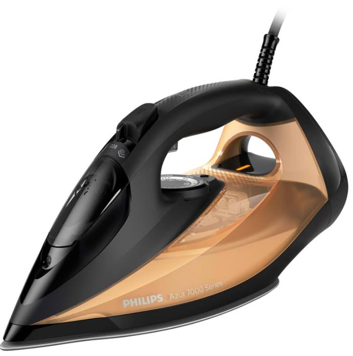 Праска Philips 7000 Series, 2800Вт, 300мл, паровий удар -250гр, постійна пара - 50гр, нерж. сталь, чорно-золотий