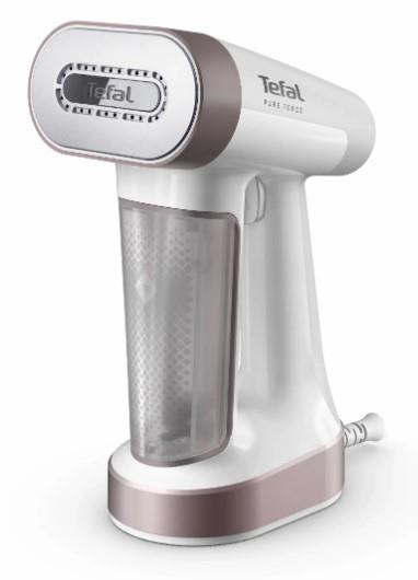 Відпарювач Tefal компактний Pure Force 2в1, 1800Вт, 180мл, постійна пара - 35гр, керам. підошва, білий