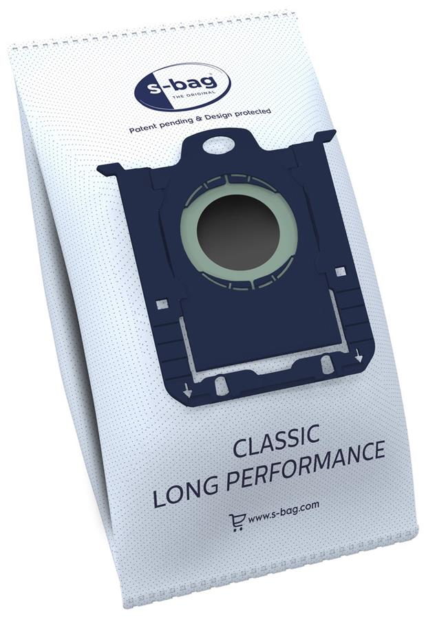 Мішки для пилососів Electrolux S-Bag Classic Long Performance синтетичні 3.5л, 12шт
