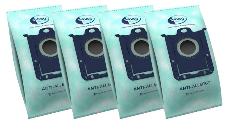 Мішки для пилососів Electrolux S-Bag Anti-Allergy 3.5л, 4шт