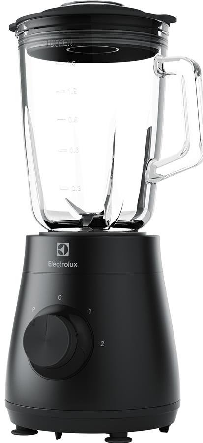 Блендер Electrolux стаціонарний 500Вт, чаша-1500мл, скло, імпульсний режим, чорний