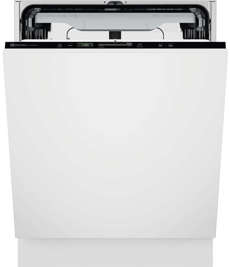 Посудомийна машина Electrolux вбудована, 14компл., D, 60см, дисплей, інвертор, 3й кошик, чорний