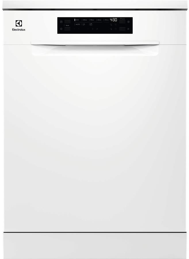 Посудомийна машина Electrolux, 14компл., D, 60см, дисплей, інвертор, 3й кошик, білий