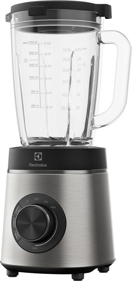 Блендер Electrolux стаціонарний 1400Вт, чаша-1750мл, скло, кришення льоду, приготування супу, імпульсний режим, метал