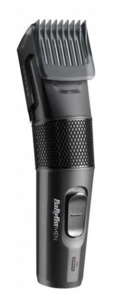 Машинка для стриження Babyliss, мережа+акум., вібраційний мотор, насадок-1, кейс, сталь, сірий