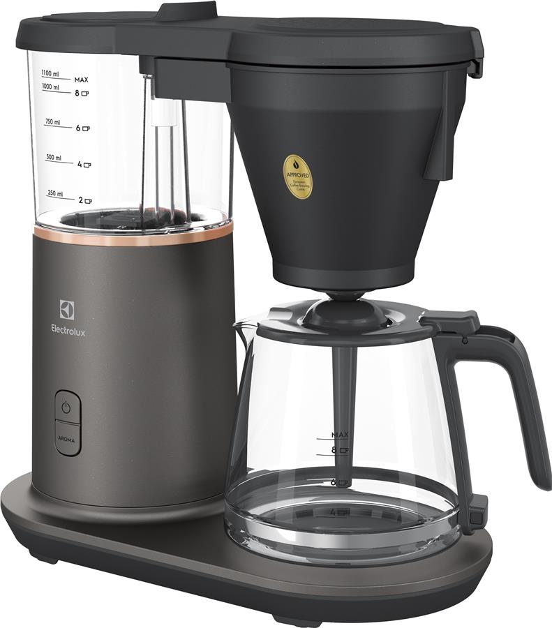 Кавоварка Electrolux крапельна 1.25л, мелена, чорний