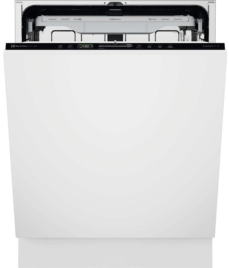 Посудомийна машина Electrolux вбудована, 14компл., А, 60см, дисплей, інвертор, 3й кошик, ComfortLift, чорний
