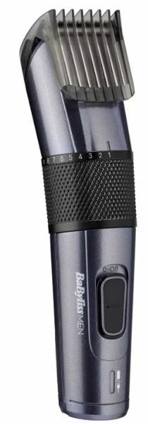 Машинка для стриження Babyliss, мережа+акум., вібраційний мотор, насадок-1, кейс, титан.напил., сірий