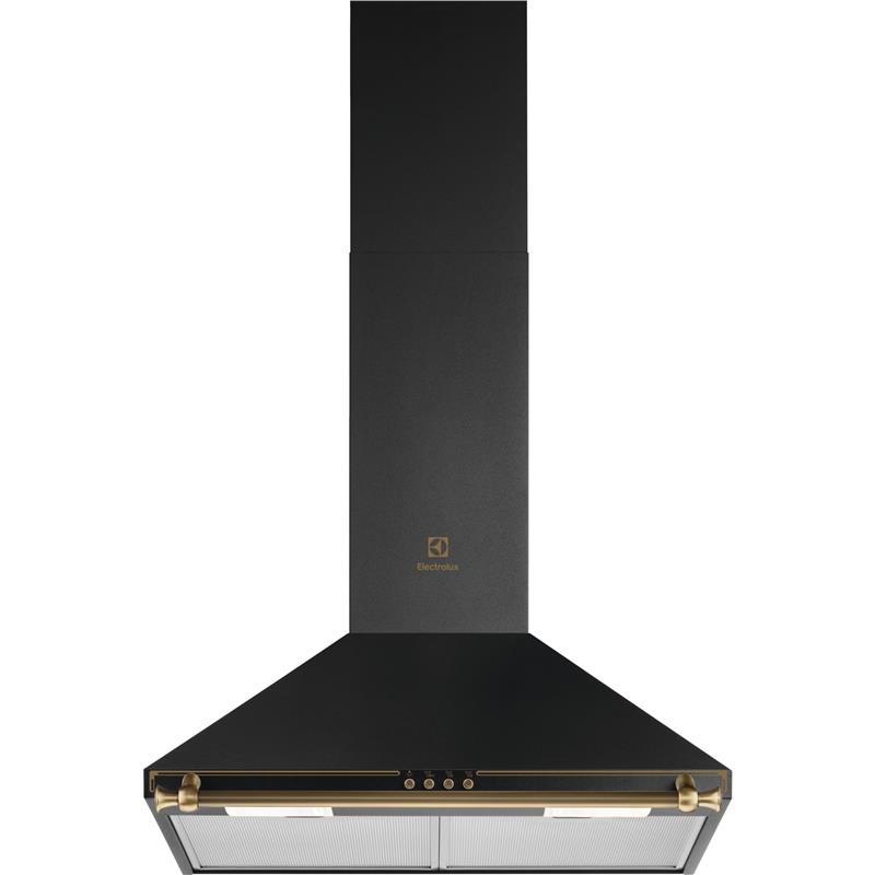 Витяжка Electrolux купольна Rococo, 60см, 420м куб год., чорний матовий