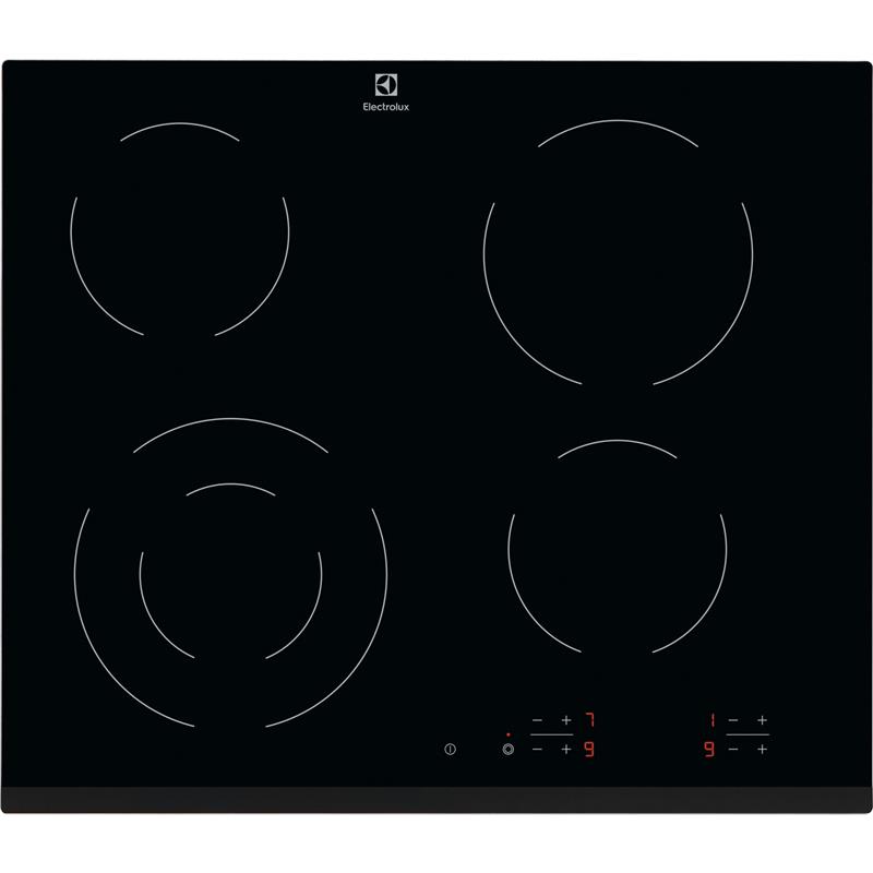 Варильна поверхня Electrolux електрична склокерамічна, 60см, чорний