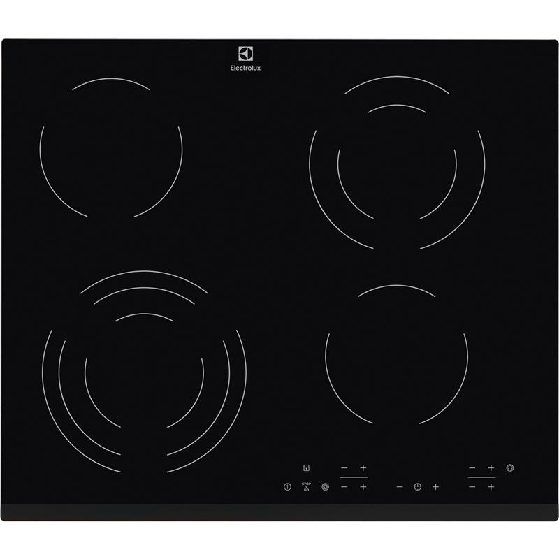 Варильна поверхня Electrolux електрична склокерамічна, 60см, чорний
