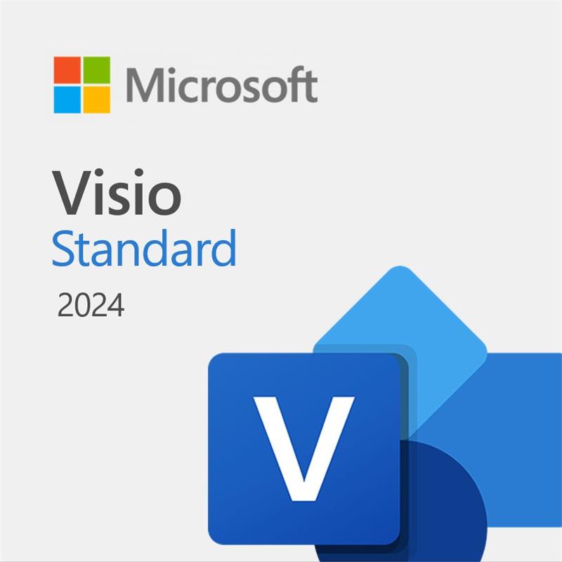 Примірник ПЗ Microsoft Visio Standard 2024, ESD