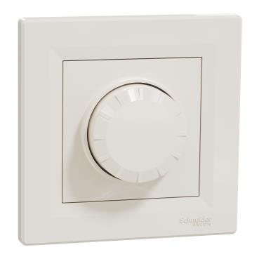 Поворотний LED-димер Schneider Electric, Asfora RC 3-370Вт (кремовий)