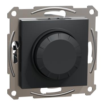 Поворотний LED-димер Schneider Electric, Asfora RC 3-370Вт (антрацит, без рамки)