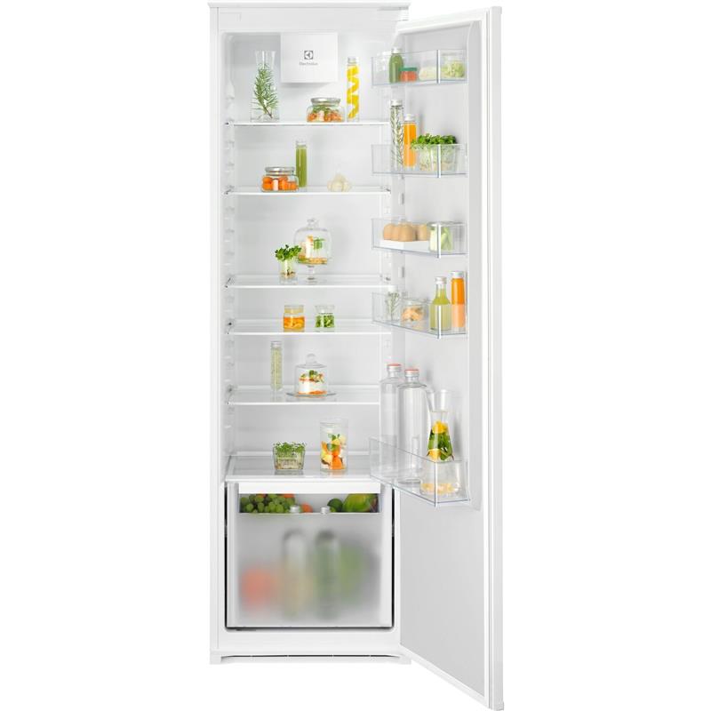Холодильна камера Electrolux вбудована, 177x55х55, 310л, E, ST, інв., білий