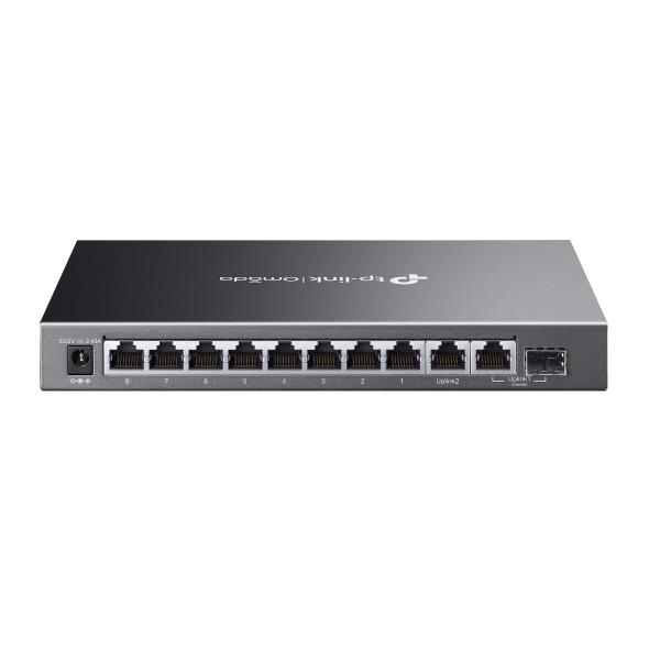 Комутатор TP-LINK ES210GMP 10xGE (8xPoE), 123W, WebSmart