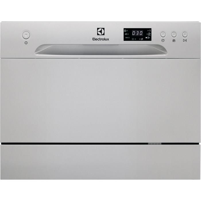 Посудомийна машина Electrolux настільна, 6компл., F, 55см, дисплей, сірий