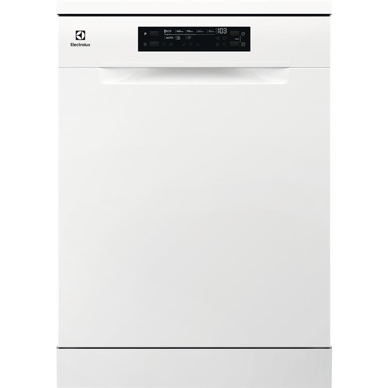 Посудомийна машина Electrolux, 14компл., D, 60см, дисплей, інвертор, 3й кошик, білий