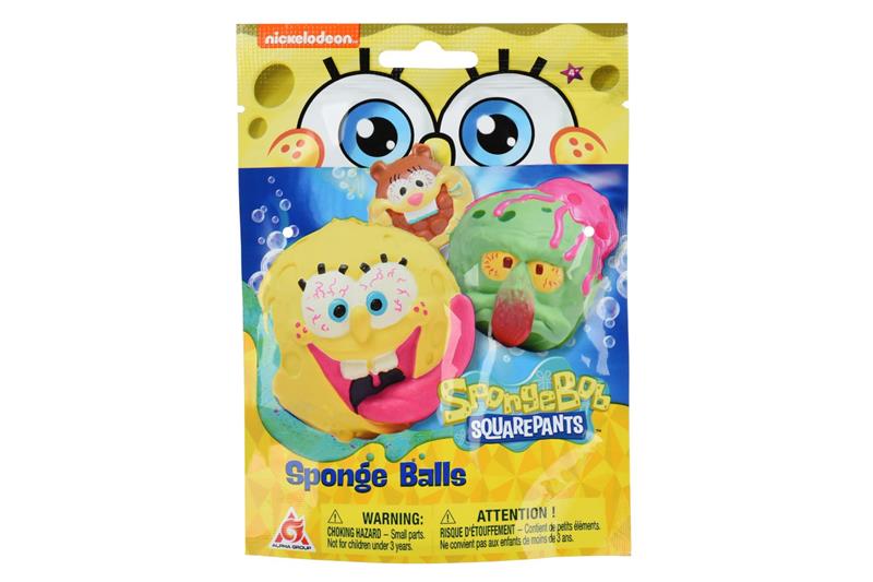 Игровая фигурка-сквиш Sponge Bob Balls закрытая упаковка в ассорт.