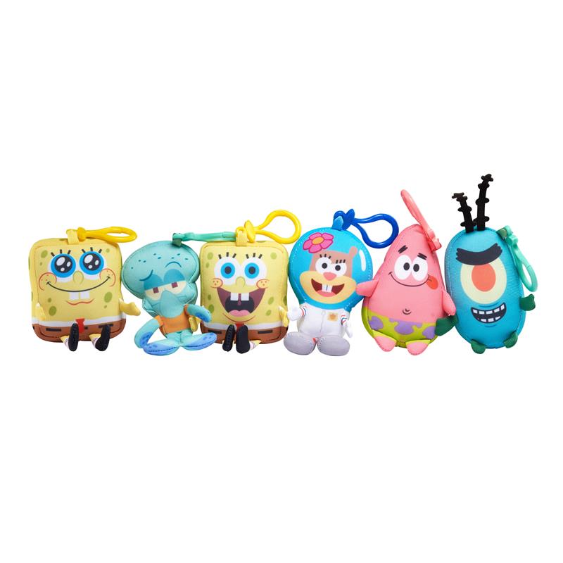 Мягкая игрушка-брелок SpongeBob Mini Key Plush SpongeBob в ассорт.