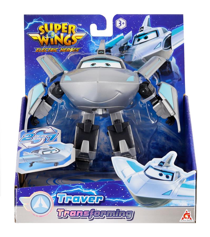 Ігрова фігурка-трансформер Super Wings Transforming Травер (Traver), 12.5см