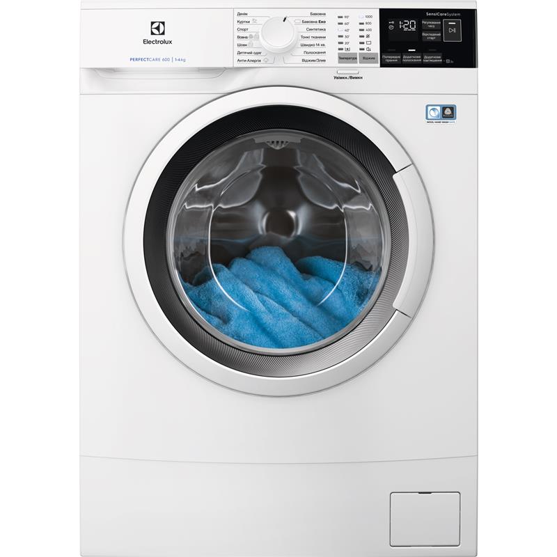 Пральна машина Electrolux фронтальна, 4кг, 1000, D, 37см, дисплей, білий