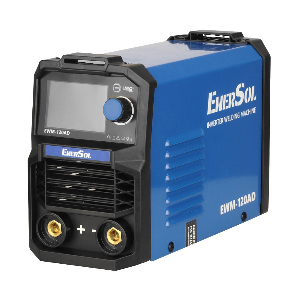 Зварювальний апарат інверторний EnerSol EWM-120AD 20-120А 5.1кВт 160-260В 2.8кг