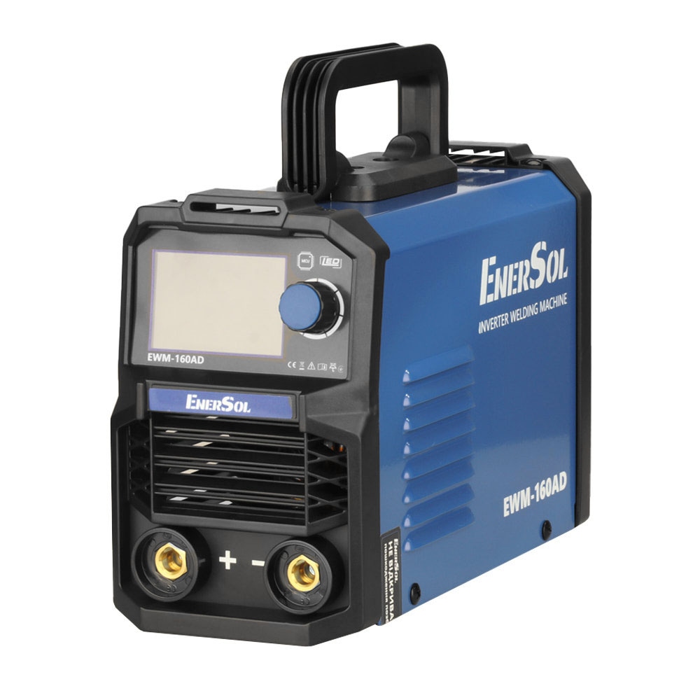 Зварювальний апарат інверторний EnerSol EWM-160AD 20-160А 7.2кВт 160-260В 3.1кг