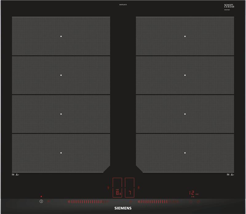Варочная поверхность индукционная Siemens EX675LXC1E -60см/4 конф/17 уровней мощьности/сенсор/черн