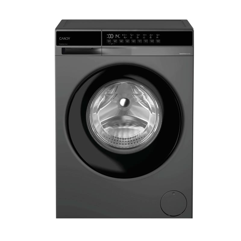Пральна машина Candy ProWash 100 фронтальна, 7кг, 1200, A, 43.9см, дисплей, пара, інвертор, люк чорний, cріблястий