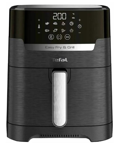 Мультипіч Tefal EasyFry&Grill Precision, 1550Вт, чаша-4.2л, сенсорне керув., 8 програм, гриль, пластик, чорний