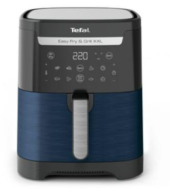Мультипіч Tefal EasyFry&Grill XXL, 1830Вт, чаша-6.5л, сенсорне керув., 8 програм, пластик, чорно-синій
