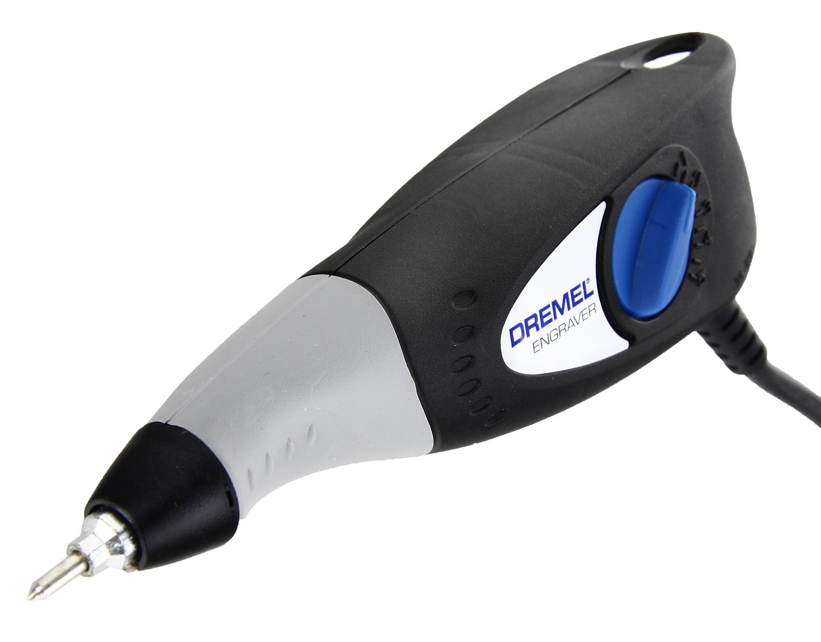 Шлифовально-гравировальная машина Dremel 290-3/4 Engraver + 3 насадки и 4 трафарета, 35 Вт, 0.31кг