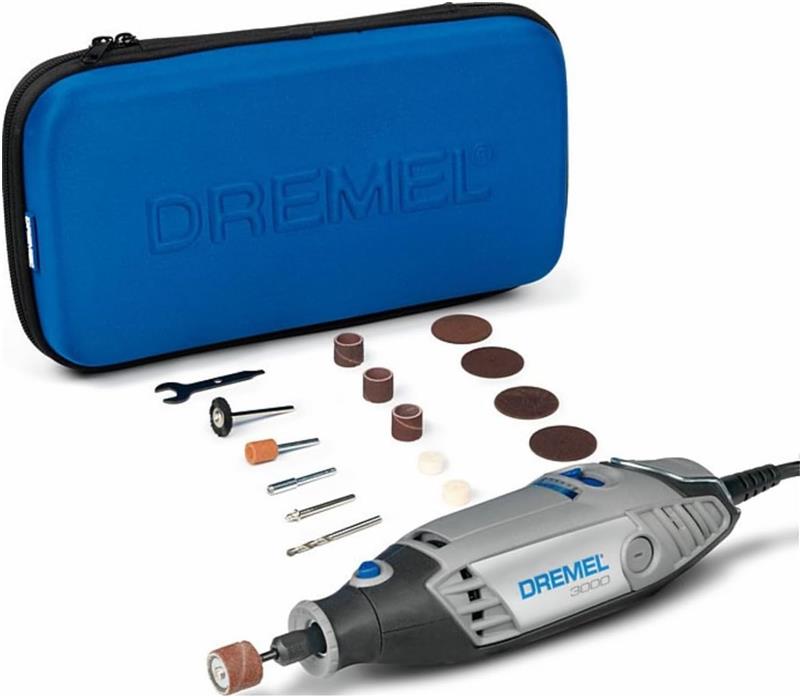 Шліфмашина шліфувально-гравірувальна Dremel 3000-15 130Вт 10000-33000об·хв 15 насадок 0.55кг