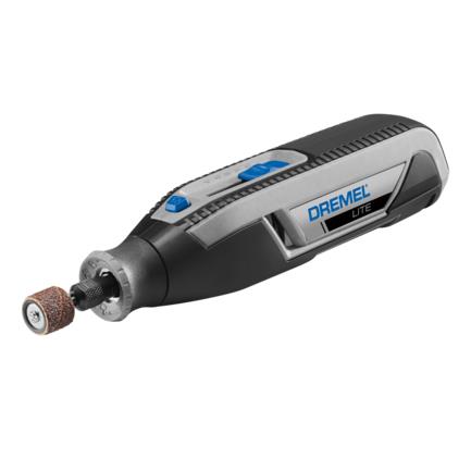 Шлифовально-гравировальная машина Dremel 7760-15, аккумуляторная, 3,6В, 2Ah, ЗУ USB, 8000-25000об/мин, 15 насадок, 19,5см, 0.27к